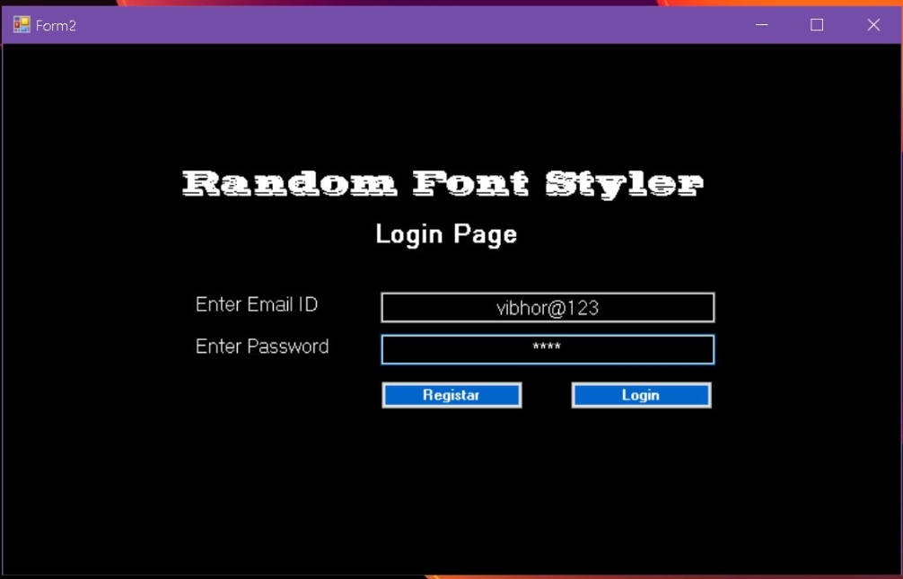 Random Font Styler Project